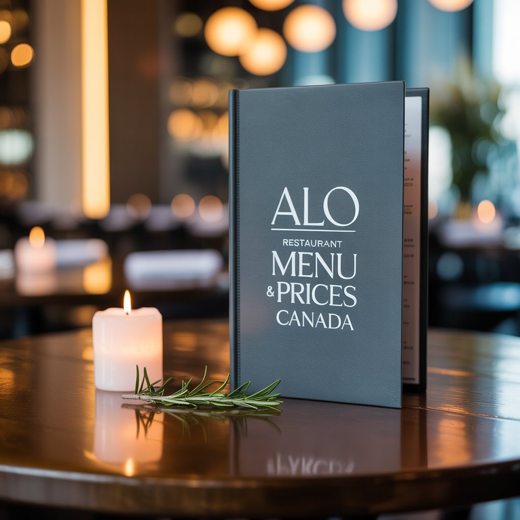 alo restaurant menu​