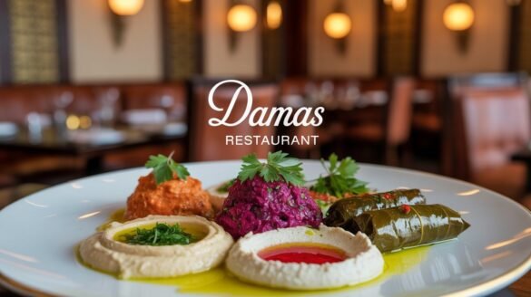 restaurant damas menu