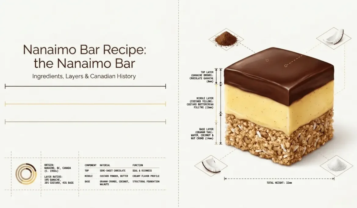 Nanaimo Bar Recipe: Ingredients, Layers & Canadian History